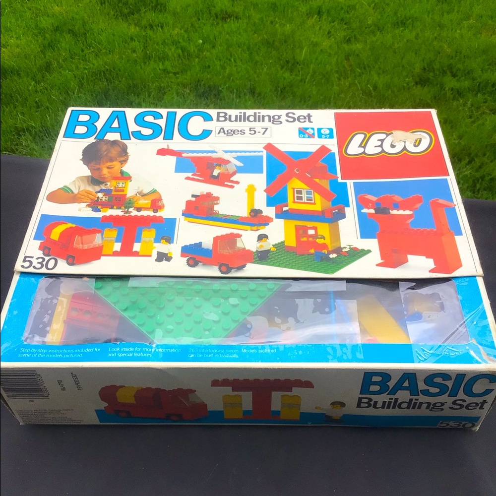 Vintage 1986 LEGO Basic Building set #530